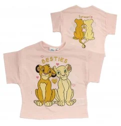 Disney Lion King Παιδικό Κοντομάνικο Μπλουζάκι για κορίτσια (EV1305 pink)