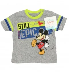 Disney Baby Mickey Mouse Βρεφικό Καλοκαιρινό Σετ για αγόρια (DIS BMB 51 12 9698 grey) - Καλοκαιρινά Σετ