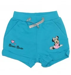 Disney Baby Βρεφικό Καλοκαιρινό Σετ Minnie Mouse – Ombre Μπλουζάκι με Βολάν & Τυρκουάζ Σορτσάκι (DIS MF 51 12 9614) - Καλοκαι...