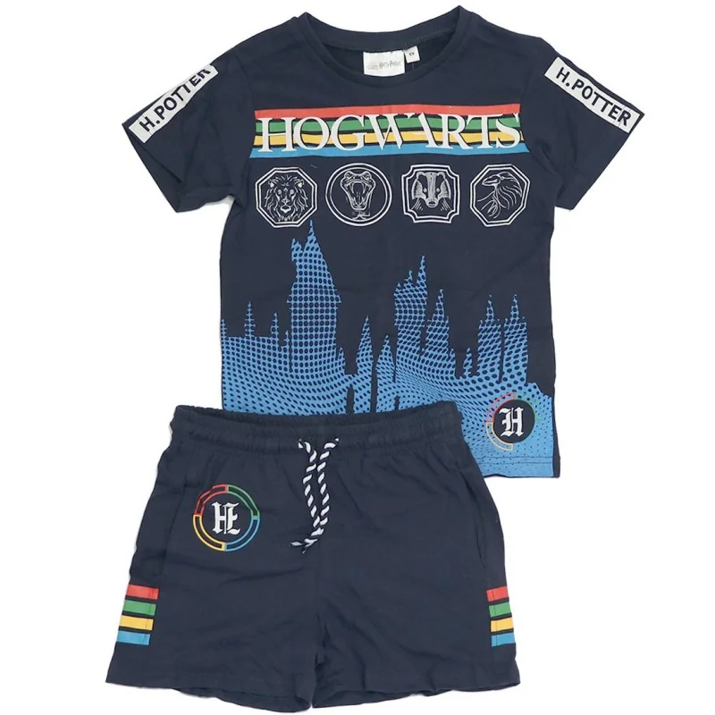 Harry Potter Παιδικό Καλοκαιρινό Σετ για αγόρια (EV1169 navy)