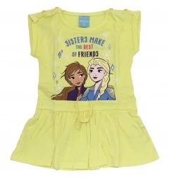 Disney Frozen Παιδικό καλοκαιρινό Φορεματάκι (DIS FROZ 52 23 9290 Yellow) - Καλοκαιρινά φορέματα