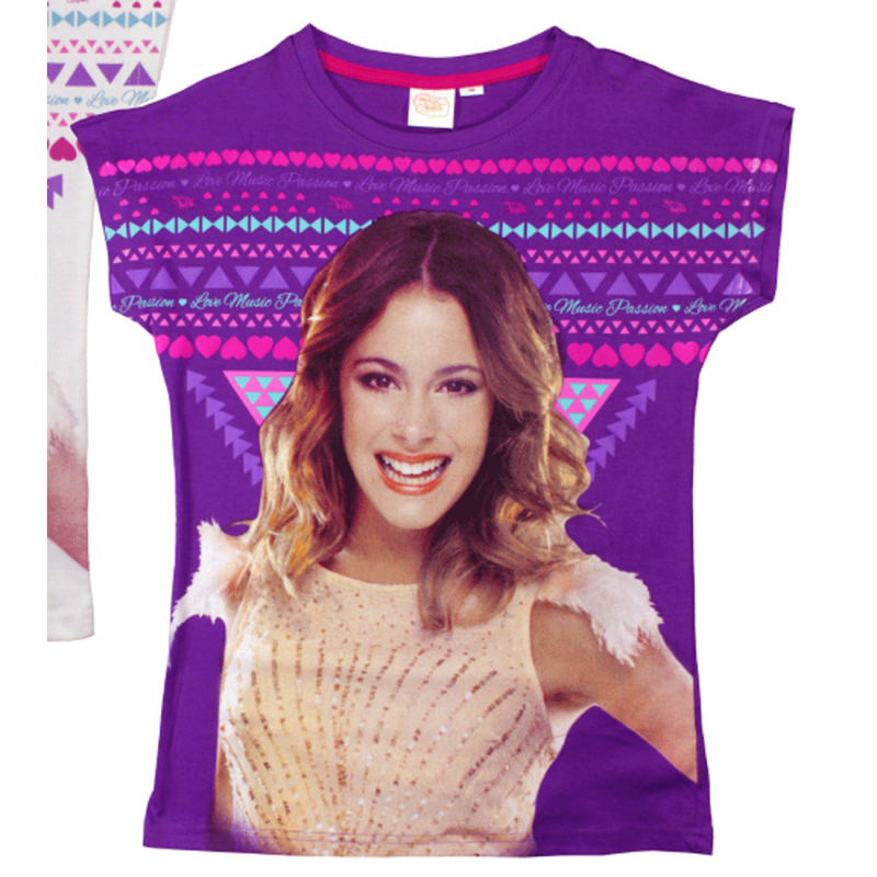 Disney Violetta Κοντομάνικο Μπλουζάκι (DIS V 52 02 2260) violet Disney Violetta Κοντομάνικο Μπλουζάκι (DIS V 52 02 2260) violet