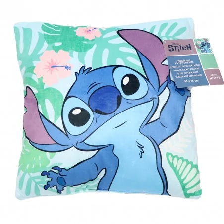 Disney Lilo & Stitch Διακοσμητικό Μαξιλάρι βελουτέ 35x35εκ (AYM074123) - Διακοσμητικά μαξιλάρια