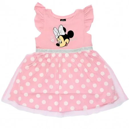 Disney Minnie Mouse Παιδικό καλοκαιρινό Φορεματάκι με τούλι (DIS MF 52 23 B178 CTN TIUL) - Καλοκαιρινά φορέματα