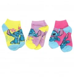 Disney Lilo & Stitch παιδικές κοντές κάλτσες σετ 3 ζευγάρια (EX0653) - Κάλτσες κοντές κορίτσι