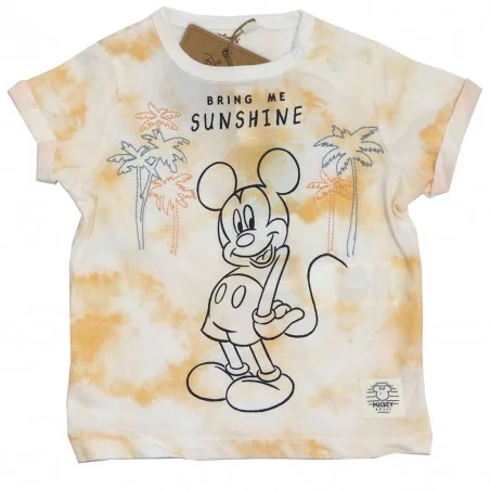 Disney Baby Βρεφικό Καλοκαιρινό Σετ Mickey Mouse "Bring Me Sunshine" Πορτοκαλί / Tie-Dye (EV0005.BIO)