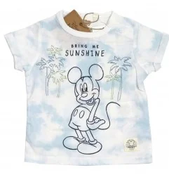 Disney Baby Βρεφικό Καλοκαιρινό Σετ Mickey Mouse "Bring Me Sunshine" – 100% Οργανικό Βαμβάκι (EV0005.BIO blue)