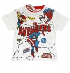 Marvel Avengers Παιδικό Καλοκαιρινό Σετ Για Αγόρια (WE1195 white)