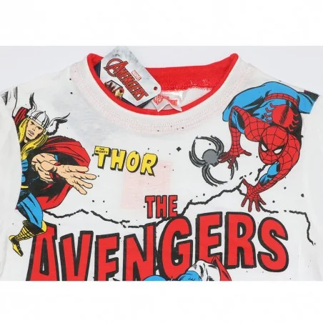Marvel Avengers Παιδικό Καλοκαιρινό Σετ Για Αγόρια (WE1195 white) Marvel Avengers Παιδικό Καλοκαιρινό Σετ Για Αγόρια (WE1195 white)