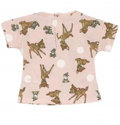 Disney Baby Bambi βρεφικό Κοντομάνικο Μπλουζάκι (EV0091 pink)