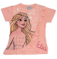 Disney Frozen Παιδικό Κοντομάνικο Μπλουζάκι Για Κορίτσια (DIS FROZ 52 02 9524 pink) - Κοντομάνικα μπλουζάκια