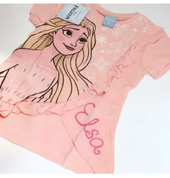 Disney Frozen Παιδικό Κοντομάνικο Μπλουζάκι Για Κορίτσια (DIS FROZ 52 02 9524 pink)