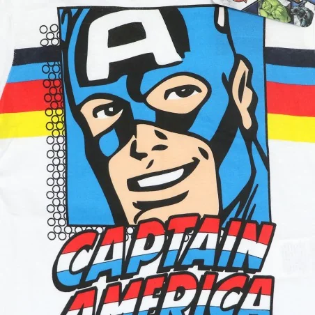 Marvel Avengers Παιδικό κοντομάνικο Μπλουζάκι αγόρια (WE1025 white)