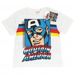 Marvel Avengers Παιδικό κοντομάνικο Μπλουζάκι αγόρια (WE1025 white) - Κοντομάνικα μπλουζάκια