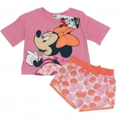 Disney Minnie Mouse Παιδικό Καλοκαιρινό Σετ Για Κορίτσια (WE1094 pink) - Καλοκαιρινά Σετ