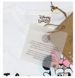 Disney Baby Minnie Mouse βρεφικό Κοντομάνικο μπλουζάκι για κορίτσια- οργανικό βαμβάκι (UE0069) - Κοντομάνικα μπλουζάκια