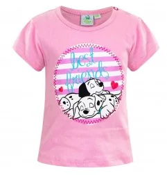 Disney Baby Βρεφικό Κοντομάνικο Μπλουζάκι 101 Σκυλιά Δαλματίας "Best Friends" – Ροζ (108765A) - Κοντομάνικα μπλουζάκια