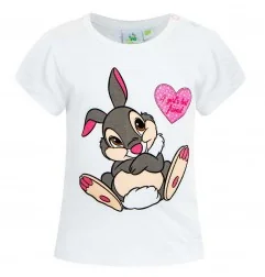 Disney Baby Βρεφικό Κοντομάνικο Μπλουζάκι Thumper "A Girl's Best Friend" (108765B) - Μπλουζάκια - T-shirt