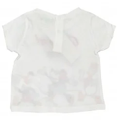 Disney Baby Minnie Mouse βρεφικό Κοντομάνικο μπλουζάκι για κορίτσια (EV0094 white) - Κοντομάνικα μπλουζάκια