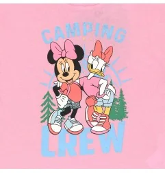 Disney Baby Minnie Mouse βρεφικό Κοντομάνικο μπλουζάκι-100% οργανικό βαμβάκι (EV0073.BIO pink)