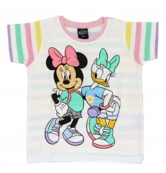 Disney Minnie Mouse Κοντομάνικο μπλουζάκι (DIS MF 52 02 9581 white) - Κοντομάνικα μπλουζάκια