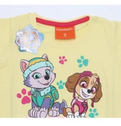 Paw Patrol Κοντομάνικο Μπλουζάκι Για Κορίτσια (PAW 52 02 1806KOM yellow)