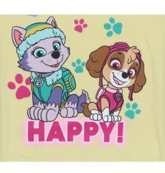 Paw Patrol Κοντομάνικο Μπλουζάκι Για Κορίτσια (PAW 52 02 1806KOM yellow) - Κοντομάνικα μπλουζάκια