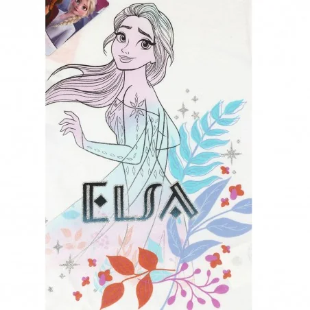 Disney Frozen Παιδικό Κοντομάνικο Μπλουζάκι Για Κορίτσια (EV1271 white)