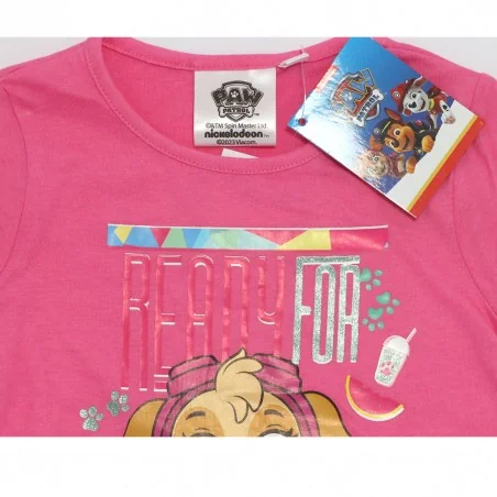 Paw Patrol Παιδικό Κοντομάνικο Μπλουζάκι Για Κορίτσια (WE1139 pink)