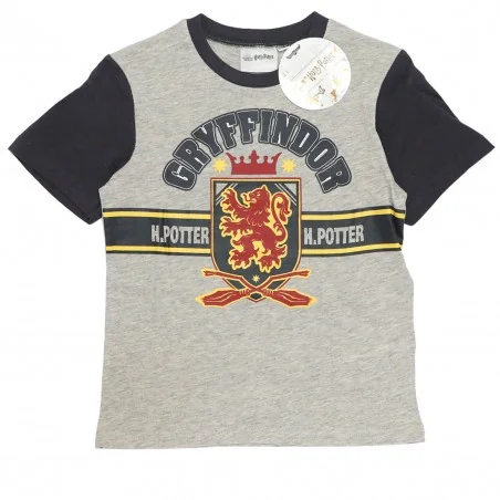 Harry Potter Παιδική Καλοκαιρινή Πιτζάμα Για Αγόρια (EV2029 grey)
