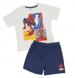 Marvel Spiderman παιδική Καλοκαιρινή πιτζάμα για αγόρια (SP S 52 04 1260 white) - Πιτζάμες Καλοκαιρινές