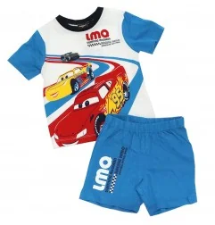 Disney Cars Παιδική Καλοκαιρινή Πιτζάμα Για Αγόρια (EV2010 blue) - Πιτζάμες Καλοκαιρινές