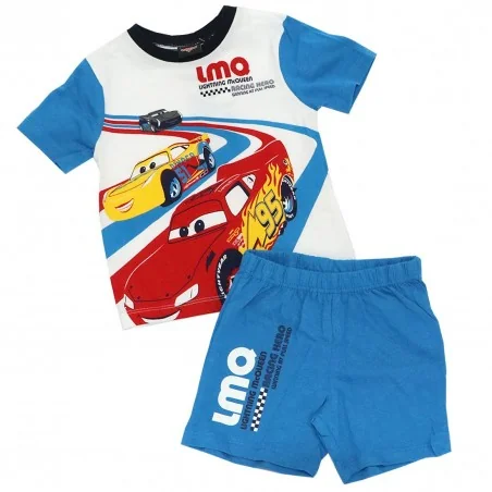 Disney Cars Παιδική Καλοκαιρινή Πιτζάμα Για Αγόρια (EV2010 blue) - Πιτζάμες Καλοκαιρινές