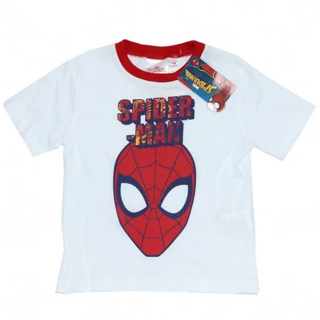 Marvel Spiderman παιδική Καλοκαιρινή πιτζάμα για αγόρια (EV2018 white)