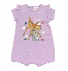 Disney Baby Bambi Βρεφικό Καλοκαιρινό φορμάκι για κορίτσια (WE0017 Purple) - Καλοκαιρινά φορμάκια
