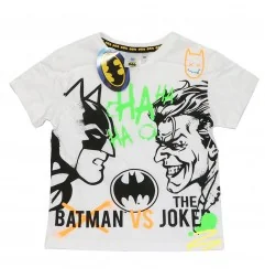 Batman Παιδικό Κοντομάνικο Μπλουζάκι Για αγόρια (WE1059 white) - Κοντομάνικα μπλουζάκια