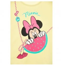 Disney Minnie Mouse Παιδικό Κοντομάνικο Μπλουζάκι για κορίτσια (WE1100 Yellow) - Κοντομάνικα μπλουζάκια