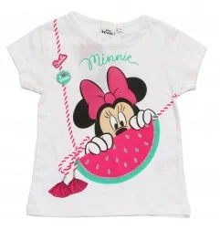 Disney Minnie Mouse Παιδικό Κοντομάνικο Μπλουζάκι για κορίτσια (WE1100 White) - Κοντομάνικα μπλουζάκια