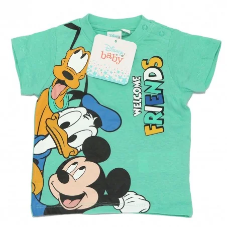 Disney Baby Mickey Mouse Βρεφικό Καλοκαιρινό Σετ για αγόρια (WE0025 Green)