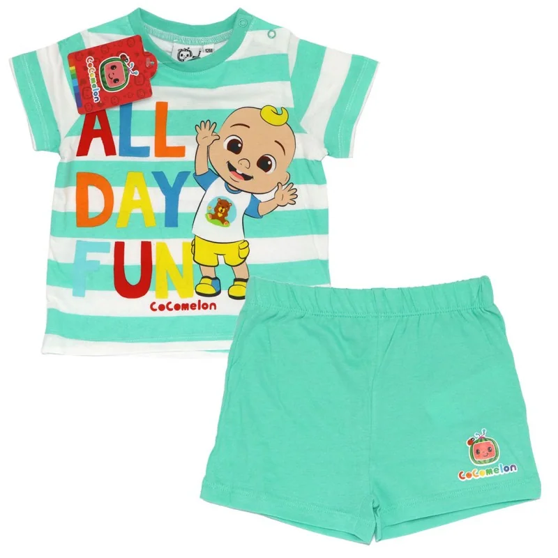 Βρεφικό Καλοκαιρινό Σετ Cocomelon "All Day Fun" (WE0048 Green) Βρεφικό Καλοκαιρινό Σετ Cocomelon "All Day Fun" (WE0048 Green)