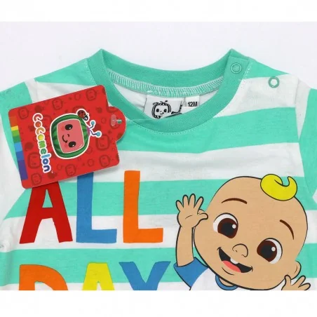 Βρεφικό Καλοκαιρινό Σετ Cocomelon "All Day Fun" (WE0048 Green)