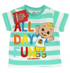 Βρεφικό Καλοκαιρινό Σετ Cocomelon "All Day Fun" (WE0048 Green) - Καλοκαιρινά Σετ