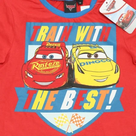 Disney Cars Παιδικό Κοντομάνικο μπλουζάκι για αγόρια (WE1067 Red)