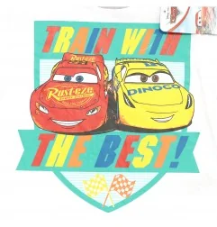 Disney Cars Παιδικό Κοντομάνικο μπλουζάκι για αγόρια (WE1067 White) - Κοντομάνικα μπλουζάκια