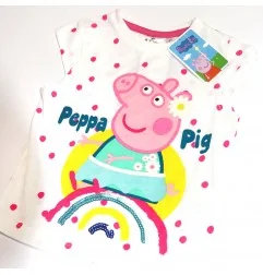 Peppa Pig Παιδικό Καλοκαιρινό Σετ Για Κορίτσια (WE1143 White)