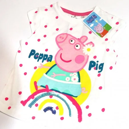 Peppa Pig Παιδικό Καλοκαιρινό Σετ Για Κορίτσια (WE1143 White)