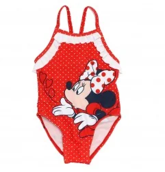 Disney Baby Minnie Mouse βρεφικό Μαγιό ολόσωμο για κορίτσια (WE0203 Red) - Βρεφικά μαγιό