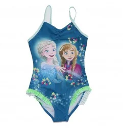 Disney Frozen Παιδικό Μαγιό ολόσωμο για κορίτσια (WE1877 blue) - Ολόσωμα μαγιό