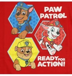 Paw Patrol Παιδικό Κοντομάνικο μπλουζάκι για αγόρια ( PAW 52 02 2250 red)