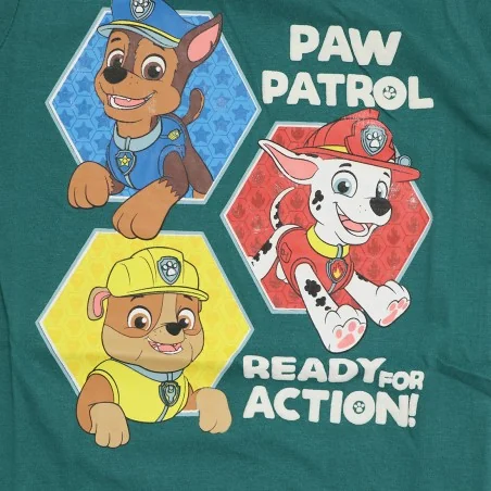 Paw Patrol Παιδικό Κοντομάνικο μπλουζάκι για αγόρια ( PAW 52 02 2250 green)